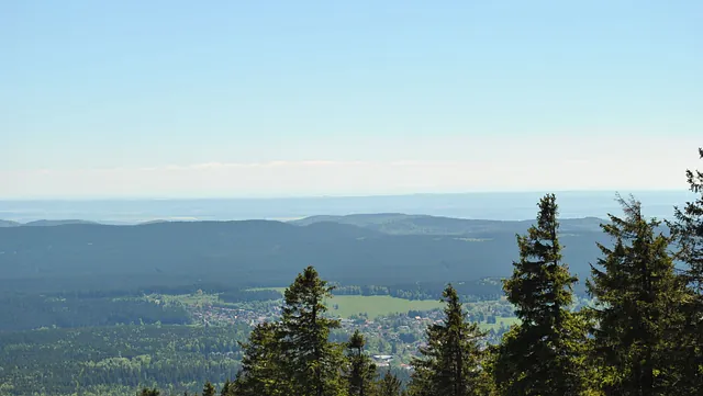Aussicht vom Wurmberg auf den Nationalpark Harz 